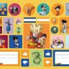 Caderno De Cartografia E Desenho Espiral Capa Dura Dragon Ball 60Fls São Domingos 233217