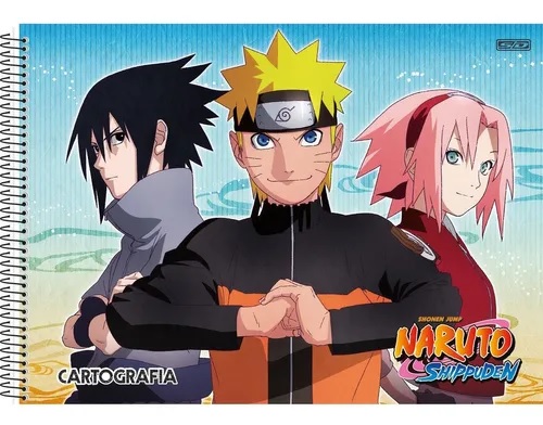 Kit 2 Cadernos Naruto Shippuden Brochurão + Caderno