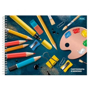 Caderno Desenho E Cartografia Foroni 96Fls Capa Dura 3089184