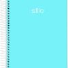 Caderno Espiral 1/4 Stilo Ton Pastel 80Fls Capa Dura Jandaia 6882377