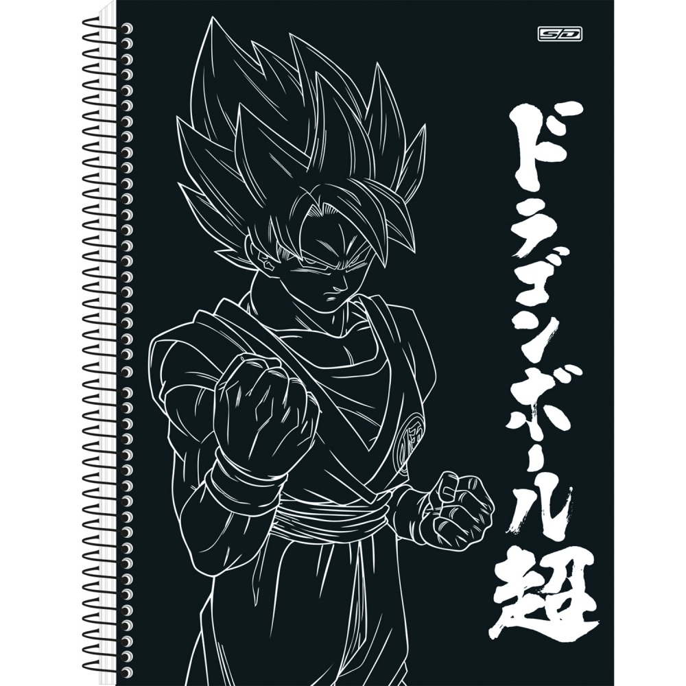 Caderno Brochura Dragon Ball Super Sayajin - 80 Folhas - São