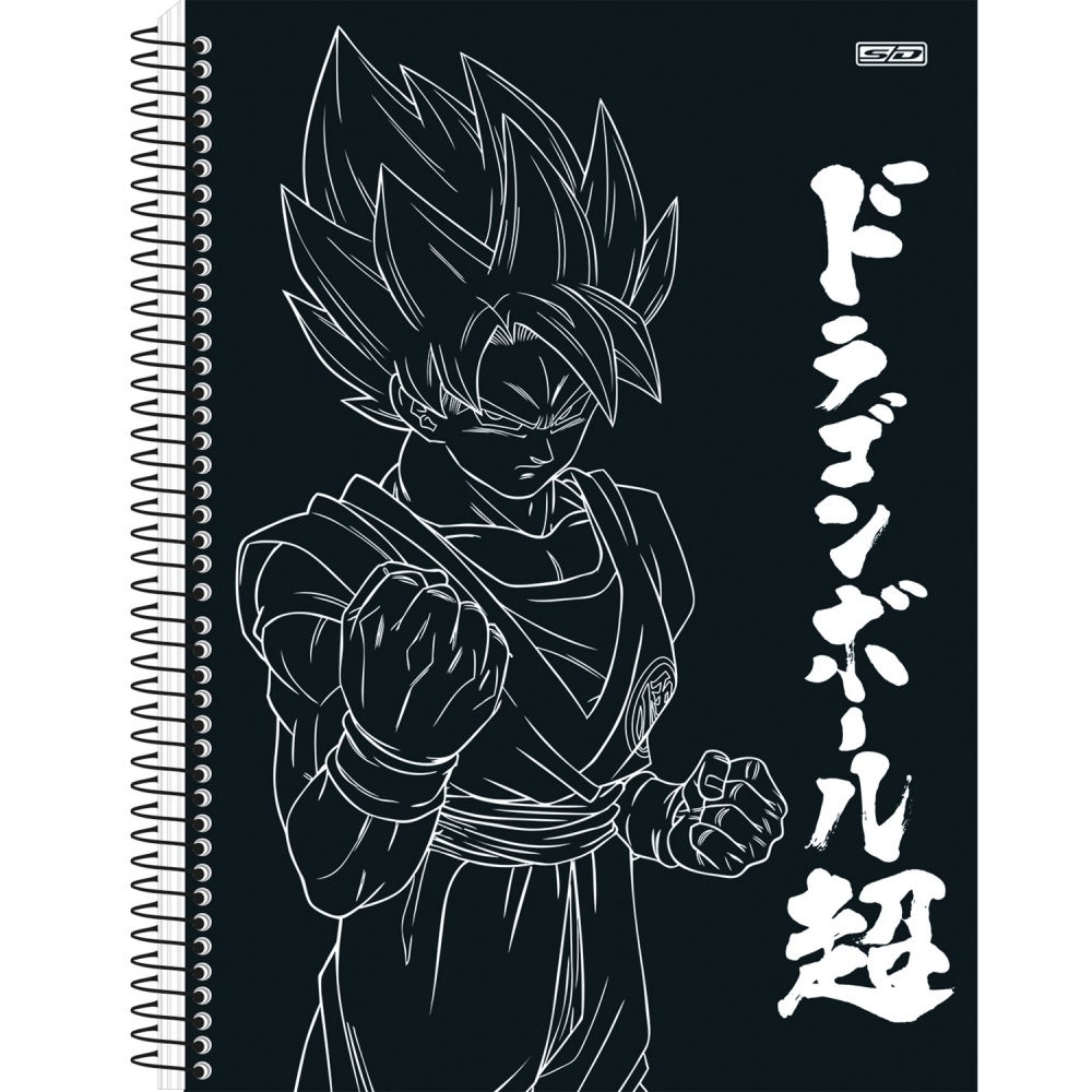 Caderno de Cartografia e Desenho Dragon Ball Super - Goku Black vs