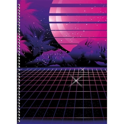 Caderno Espiral Capa Dura Universitário 1 Matéria Led 80Fls São Domingos 233050