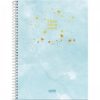Caderno Espiral Capa Dura Universitário 10 Matérias Tie Dye 160Fls Foroni 3167916