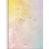 Caderno Espiral Capa Dura Universitário 15 Matérias Tie Dye 240Fls Foroni 3167924
