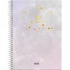 Caderno Espiral Capa Dura Universitário 15 Matérias Tie Dye 240Fls Foroni 3167924