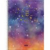 Caderno Espiral Capa Dura Universitário 15 Matérias Tie Dye 240Fls Foroni 3167924