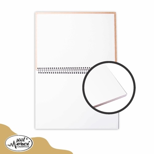 Caderno Faça Você Mesmo Kraft C/ Folhas Brancas 40Fls - Merci