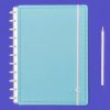 CADERNO INTELIGENTE AZUL CELESTE GRANDE 80FLS CIGD4037