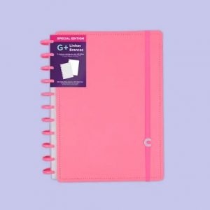 Caderno Inteligente Grande + All Pink 140 Folhas CIGDP4012
