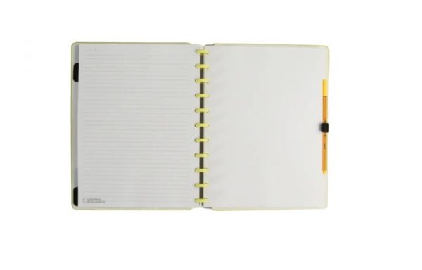 Caderno Inteligente Grande All Yellow 80 Folhas CIGD4088