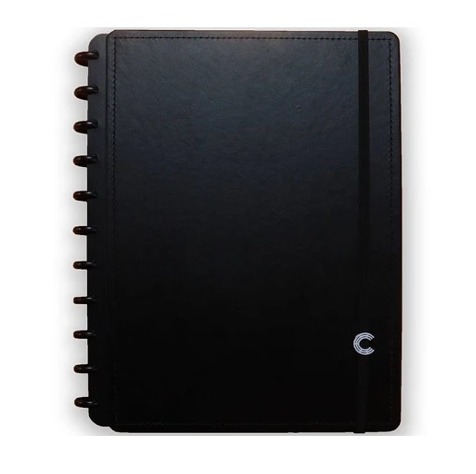 Caderno Inteligente Grande Basic Black 80 Folhas CIGD4090