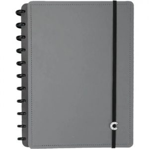 Caderno Inteligente Grande Cool Grey 80 Folhas CIGD4005