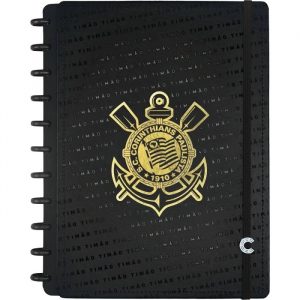 Caderno Inteligente Grande Corinthians Fiel 80 Folhas CIGD4152