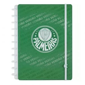 Caderno Inteligente Grande Palmeiras Verdão 80 Folhas CIGD4141