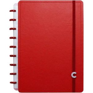 Caderno Inteligente Médio All Red 80 Folhas CIMD3094