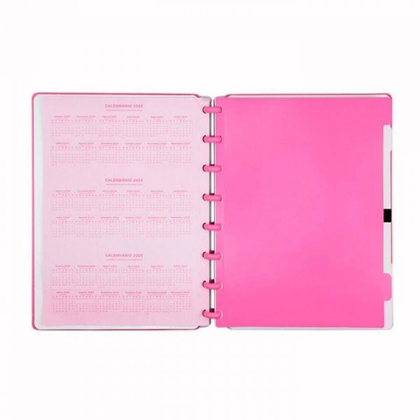 Caderno Inteligente Médio Barbie Pink 80 Folhas CIMD3137