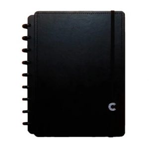 Caderno Inteligente Médio Basic Black 80 Folhas CIMD3090