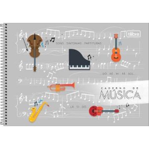 CADERNO MUSICA CD PEQUENO 80FLS TILIBRA 306193