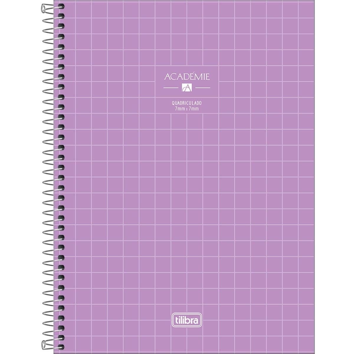 CADERNO QUADRICULADO ESPIRAL UNIVERSITARIO CD ACADEMIE 0.7 96FLS TILIBRA 232874