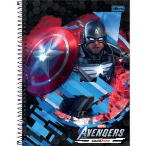 Caderno Universitário 1 Matéria Avengers Gamer 80Fls Tilibra 318141