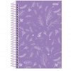 Caderno Universitário 1 Matéria Lavender 80Fls São Domingos 233299