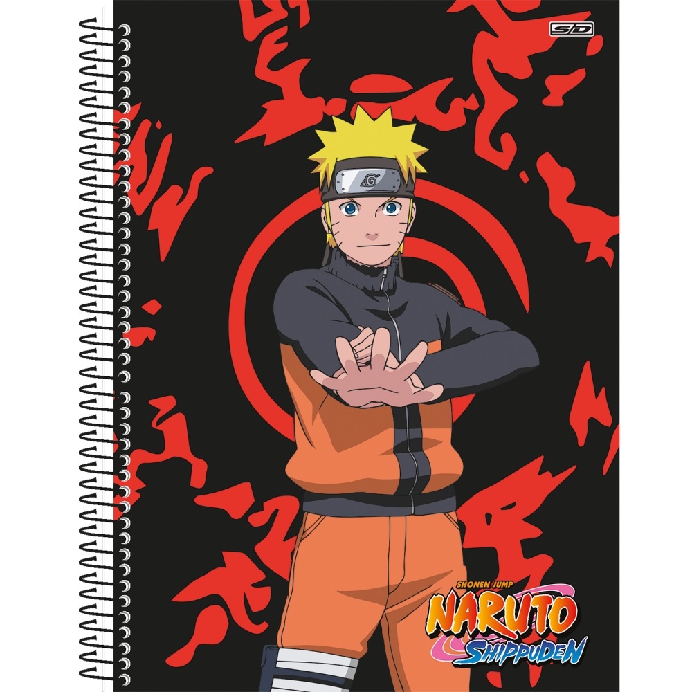 Caderno personalizado naruto sasuke sakura