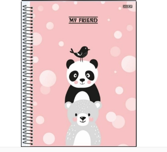Caderno Universitário 10 Matérias My Friend 200Fls São Domingos 233062