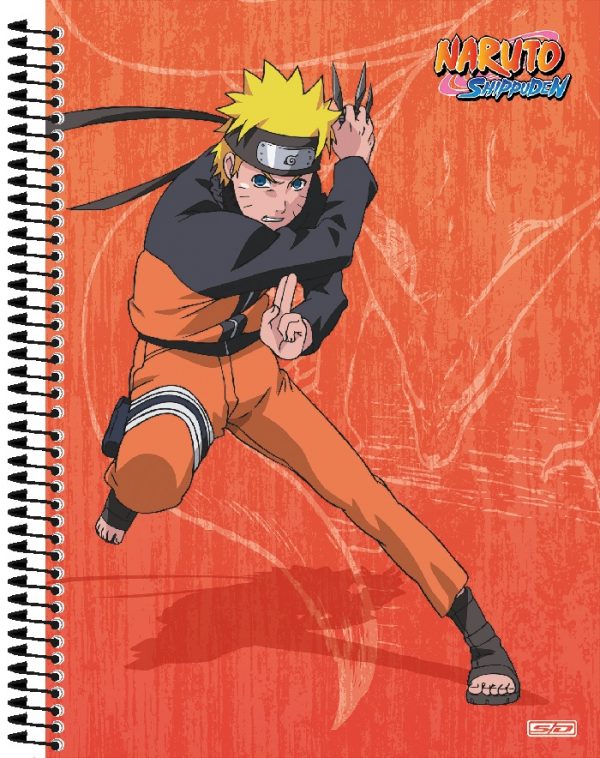 Caderno Universitário 10 Matérias Naruto 160Fls São Domingos 233317