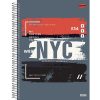 Caderno Universitário 15 Matérias Kbom Masculino 300Fls Capa Dura São Domingos 233004