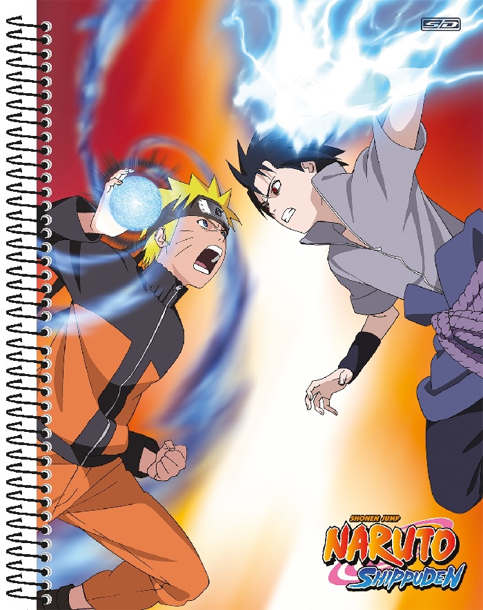 Caderno Universitário 15 Matérias 240 Fls – Naruto – Papelaria Giga