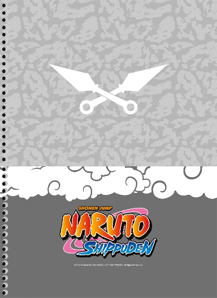 Caderno Universitario 15 Materias Naruto C/240 Fls - SD - São
