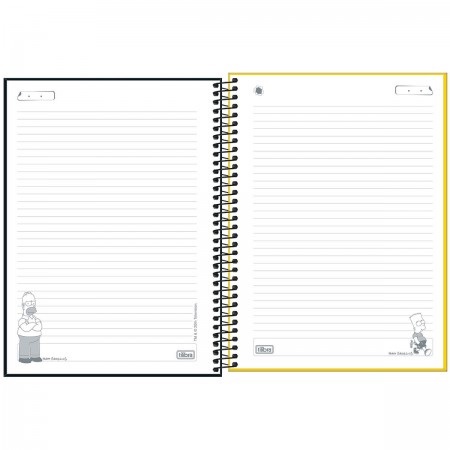Caderno Universitário 16 Matérias The Simpsons 256Fls Tilibra 340430