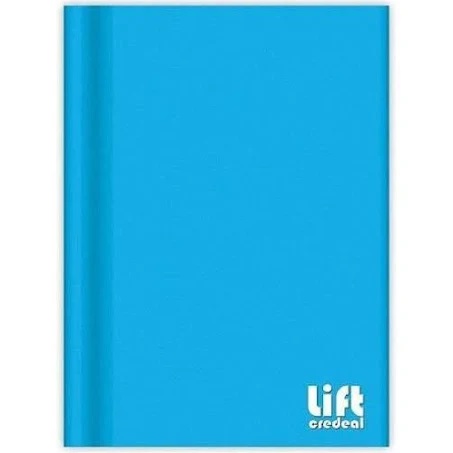 Caderno Universitário Brochurão Azul 96Fls Capa Dura Credeal
