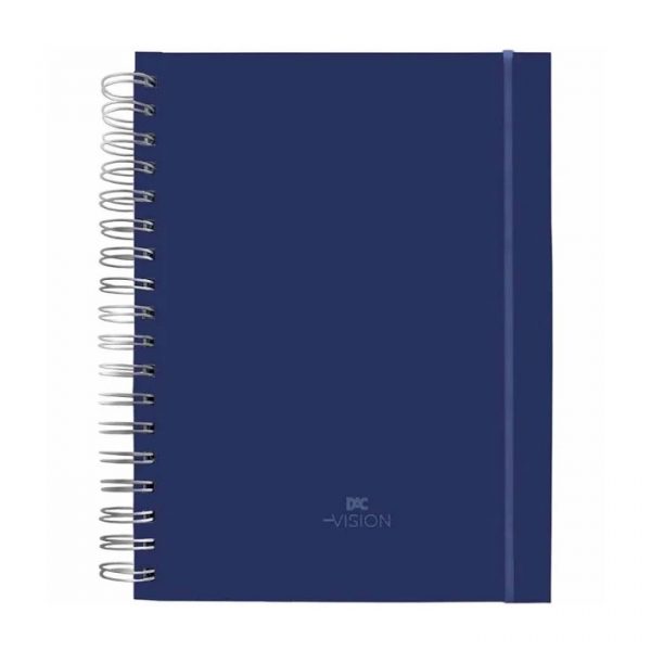 Caderno Universitário Smart Vision Azul 10 Matérias 80 Folhas Dac 3995