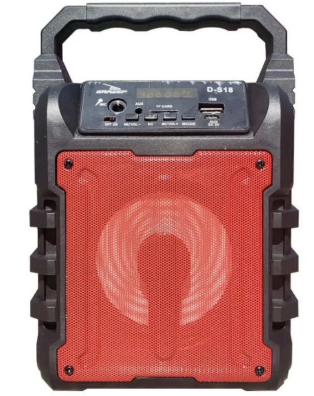 Caixa De Som Grasep Bluetooth 12W RMS V5.0 D-S18