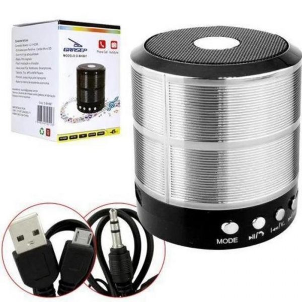 Caixa De Som Grasep Wireless 5.0 Mini Speaker DBH887