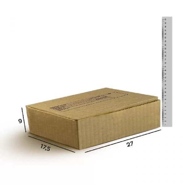 Caixa Encomenda Sedex 2 Kraft Papelão 27x9x17,5cm
