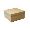 Caixa Presente Quadrada M Kraft Natural Up Box 2783
