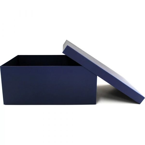 Caixa Presente Quadrada M Lisa Azul Up Box 2775