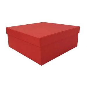 Caixa Presente Quadrada P Lisa Vermelho Up Box 2771