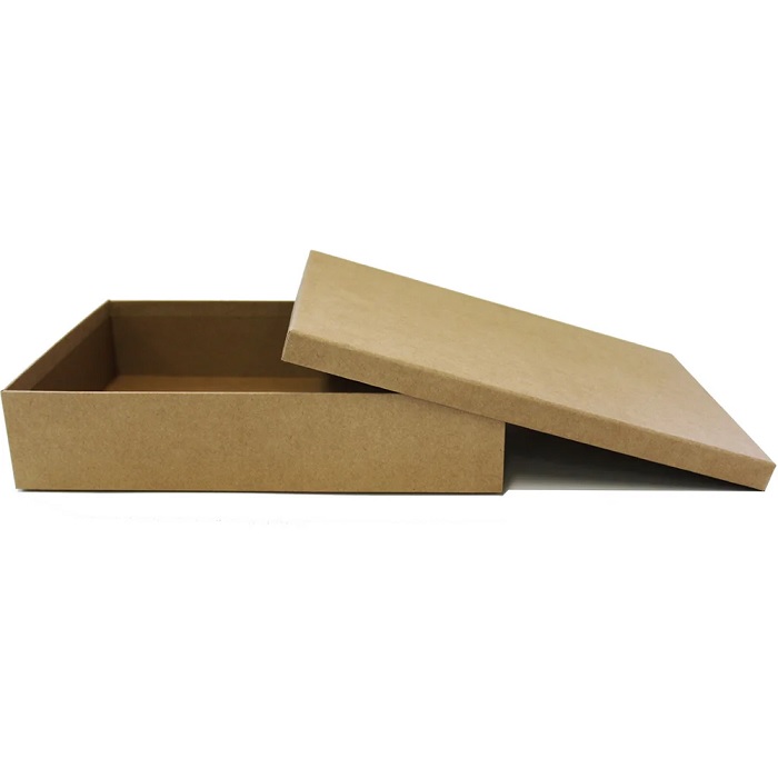 Caixa Presente Retangular Média Kraft Natural Up Box 2840