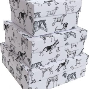 Caixa Presente Up box Quadrada The Dogs Pequena