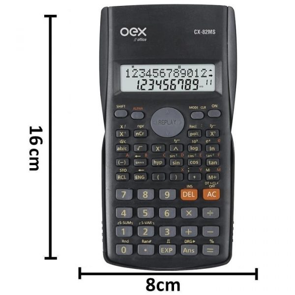 Calculadora Científica OEX 240 Funções CX82MS