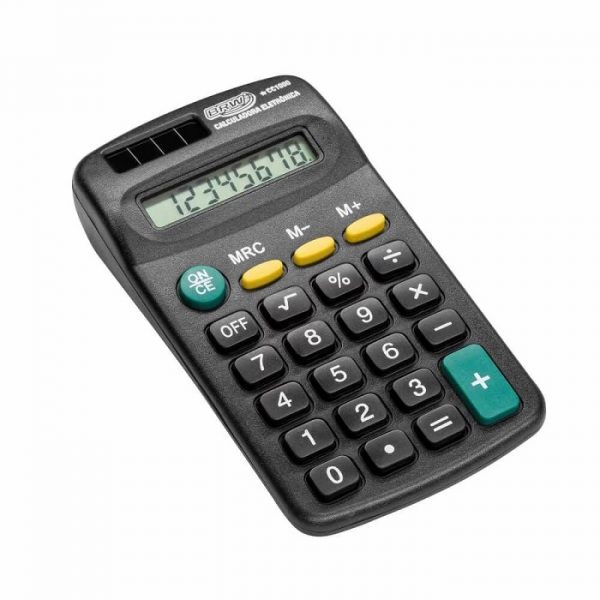 Calculadora De Bolso BRW CC1000 8 Dig Preto