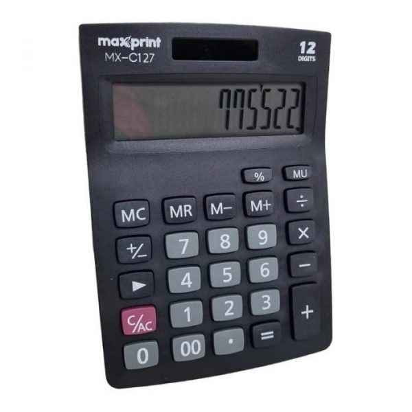 Calculadora De Mesa Maxprint MXC127 12 Dígitos Preto 75000029
