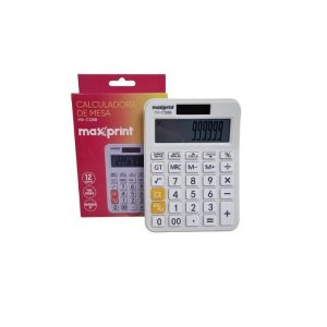 Calculadora De Mesa Maxprint MXC128B 12 Dígitos Branco 75000030