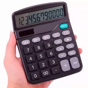 Calculadora De Mesa Mori Desk 12 Dígitos Preto MR1105