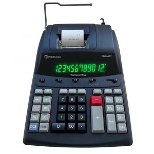 Calculadora De Mesa Procalc PR5400T Com Impressão Profissional 12 Dígitos