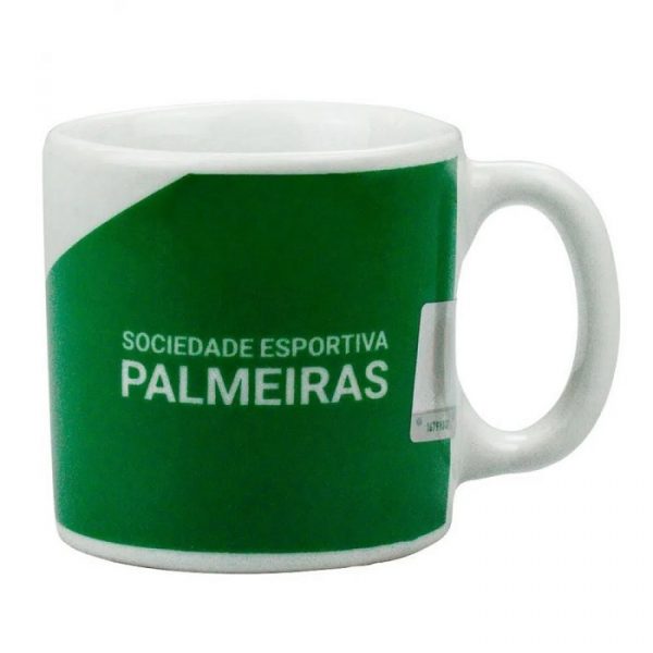 Caneca de Porcelana Palmeiras 120ml Mileno TSPOO2BR23
